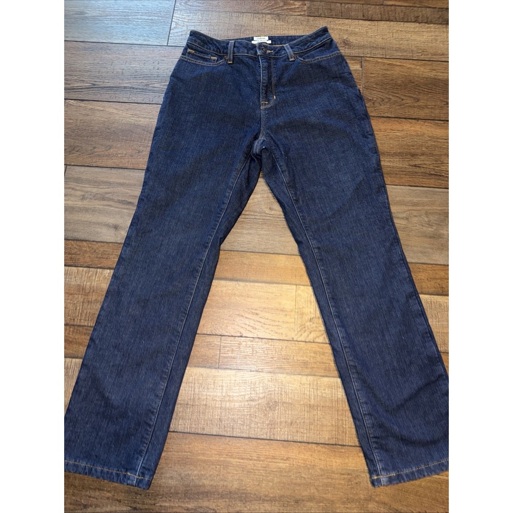 L.L. Bean Lined Insulated Denim Jeans Women's 10R Classic Fit